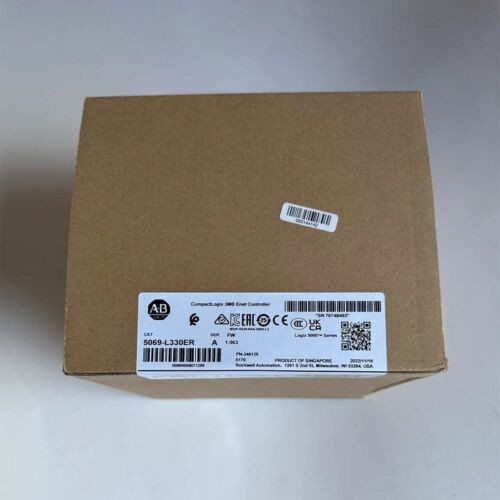New 5069-L330Er Allen-Bradley Compactlogix 3Mb Enet Controller 5069L330Er