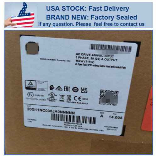 1Pcs 20G11Nc030Ja0Nnnnn Brand New Allen Bradley 20G11Nc030Ja0Nnnnn  Us