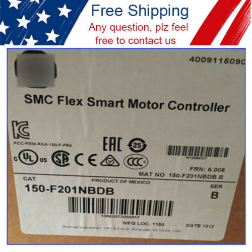 New Allen Bradley 150-F201Nbdb Smc Flex Smart Motor Controller 150 F201Nbdb Us