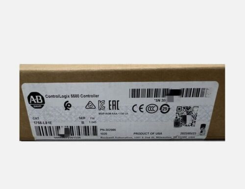 New Unopened Allen-Bradley 1756-L81E Controllogix 5580 Controller