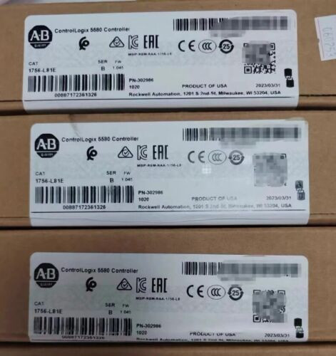 Brand New Allen-Bradley 1756-L81E Controllogix 5580 Controller