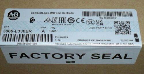 Original New Allen Bradley 5069-L330Er Compactlogix 3Mb Controller