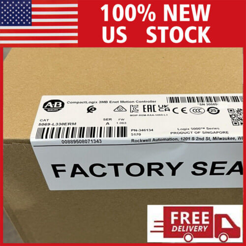 New Factory Sealed Allen Bradley 5069-L330Erm Ab Surplus Stock