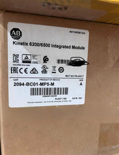 New Allen Bradley 2094-Bc01-Mp5-M Brand New 2094 Bc01 Mp5 M