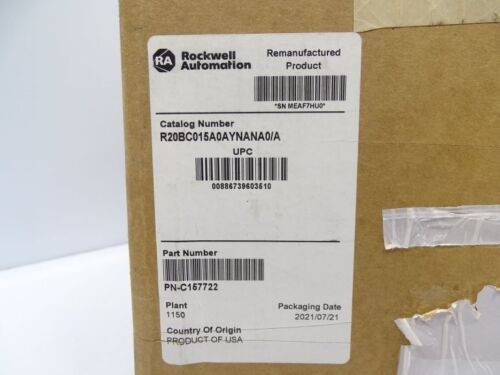 New Allen-Bradley 20Bc015A0Aynana0 Powerflex 700 Ac Drive Ab 20Bc015A0Aynana0