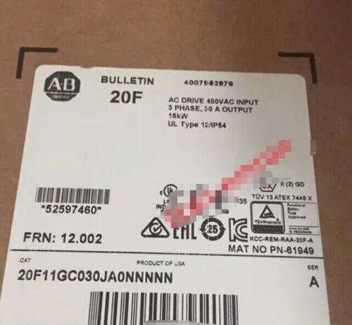 1Pc New Allen Bradley 20F11Gc030Ja0Nnnnn