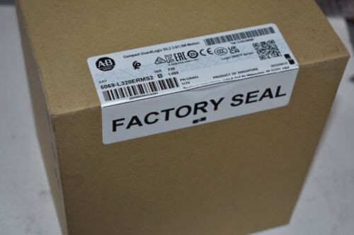 New Sealed Allen Bradley 5069-L320Erms2 Guardlogix 5380 Safety Controller
