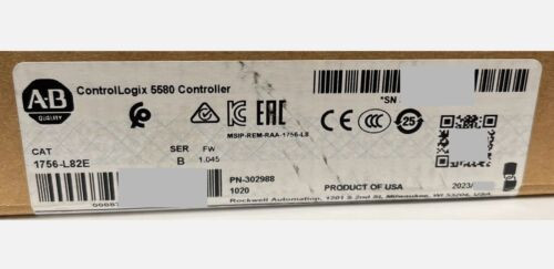 Brand New Allen Bradley 1756-L82E Controllogix 5580 Processor