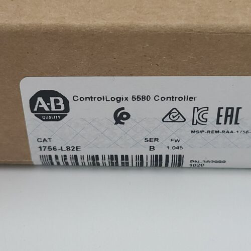 Factory Sealed Allen-Bradley 1756-L82E Controllogix 5580 Controller