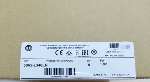 1Pc New  Allen Bradley 5069-L340Er Compactlogix Enet Controller