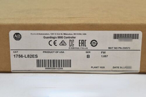 1756-L82Es /B New  Allen Bradley Guardlogix5580 Processor 7.5Mb