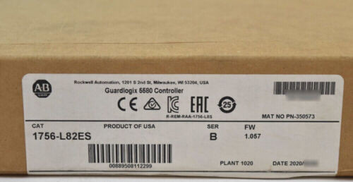 Original New Allen-Bradley 1756-L82Es Guard Logix Logix 5580 Controller 5Mb