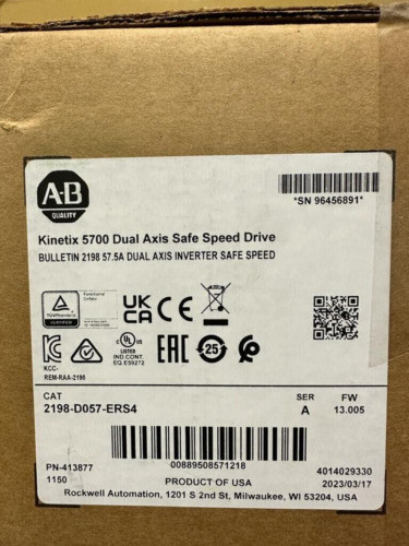 ????? Allen Bradley 2198-D057-Ers4 Ser A Kinetix 5700 ????????????-
