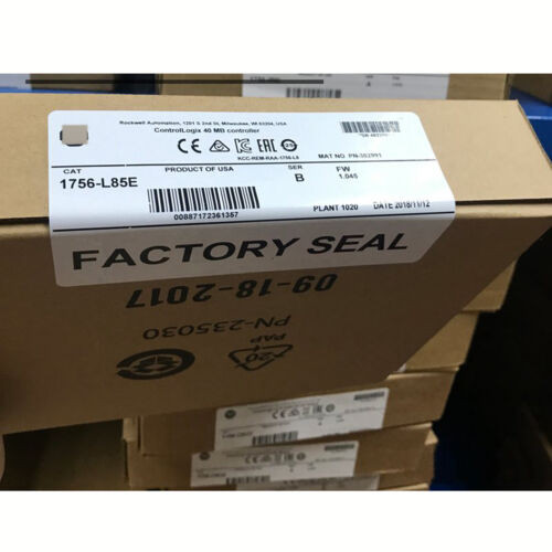 New Ab Allen-Bradley 1756-L85E Processor Control Module  Factory Sealed Surplus