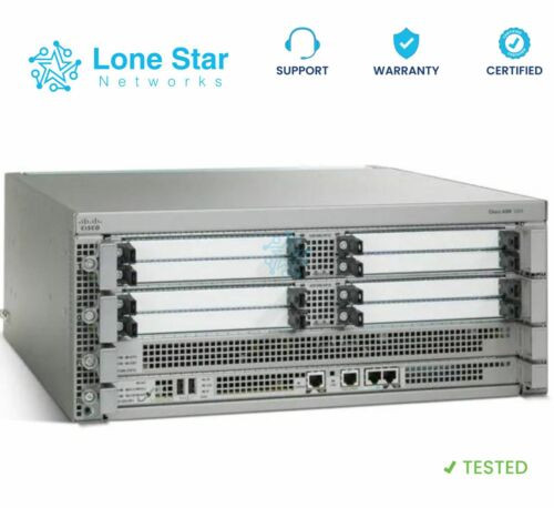 Cisco Asr1004 W/ 2Ac, Asr1000-Rp2, Esp40, Sip40, Spa-1X10Ge-L-V2