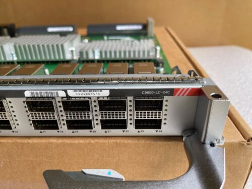 Cisco C9600-Lc-24C  Cisco Catalyst 9600 Series 24-Port 40Ge/12-Port 100Ge.