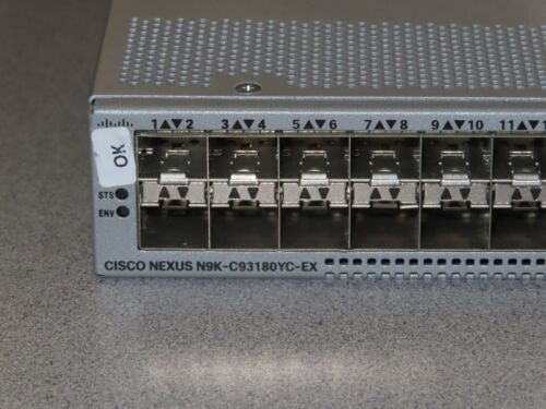 Cisco Nexus N9K-C93180Yc-Ex 48-Port Managed Gigabit Ethernet Switch