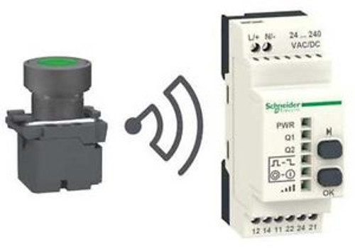 Schneider Electric Xb5Rfa02 Push Button Transmitter And Receiver Kit