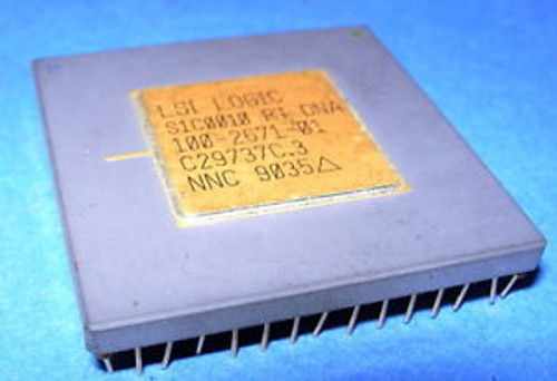 CPU S1C0010RT LSI Sun100-261-001 PGA Gold Rare Vintage