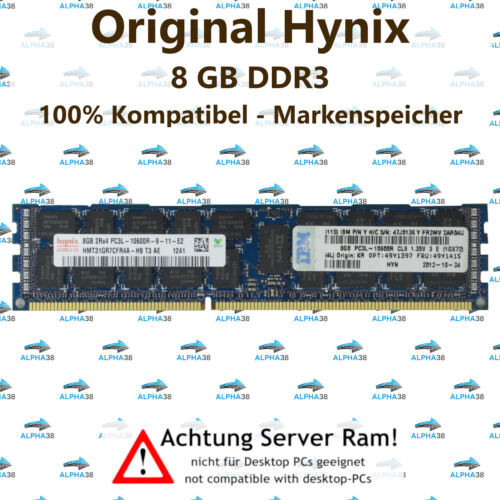 8Gb Ecc Reg Ddr3-1333 Cisco Ucs C210 M2 C260 M2 Rdimm-