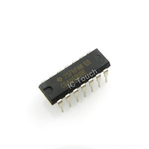 50pcs CD4069UBE IC CMOS Hex Inverter Texas Instruments PDIP-14