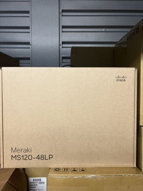 Cisco Meraki Cloud Managed Ms120-48Lp - Switch - 48 Ports -  *New, Unclaimed*