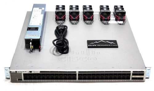 Cisco Ws-C3850-48Xs-S Switch 48 Sfp+ & 4 Qsfp+ Ethernet Ports, 1X Ac