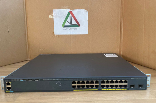 Cisco 2960X-24Pd-L Gigabit Poe+ Switch + 10G Cisco Ws-C2960X-24Pd-L (Inc Vat)