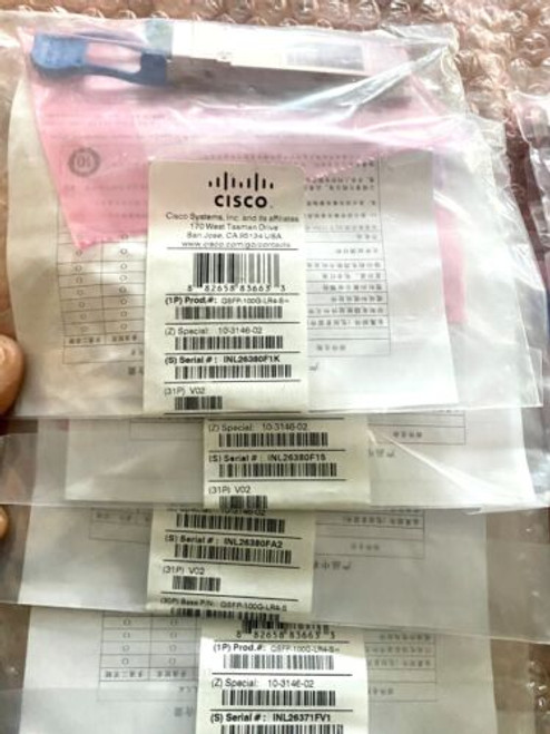 Cisco Qsfp-100G-Lr4-S 10-3146-02 100Gbase Lr4 Qsfp  **New Genuine**