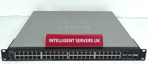Cisco Sg500X-48P-K9 48-Port Gig Poe + 4-Port 10-Gig Stackable Managed Switch