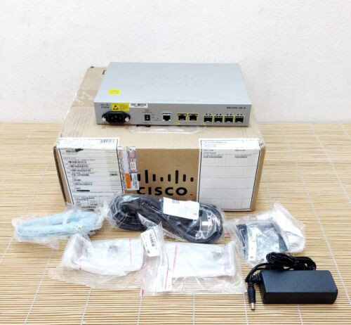 New Cisco Me1200-4S-A Me1200 Carrier Ethernet Access Device Ac Psu New Open Box-