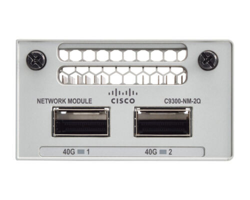 Cisco C9300-Nm-2Q Catalyst 9300 2X40G Qsfp+ Switch Network Module C9300-Nm-2-40G