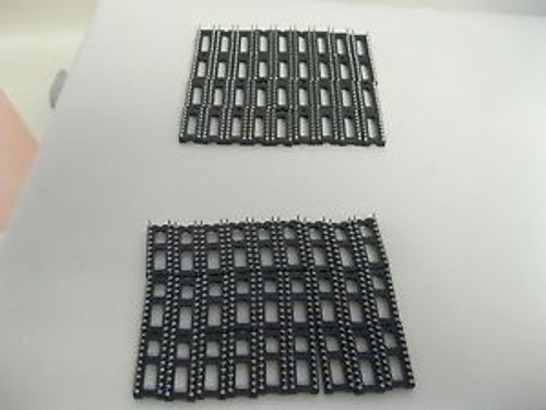 64 Pin Dip IC Socket Machine Type Sliver Coating NEW