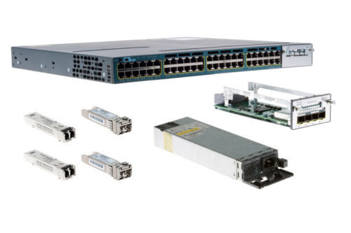 Cisco 3560X Series Deployment Kit, 10G, 48 Port, C3Kx-Nm-10G, Refurbished,