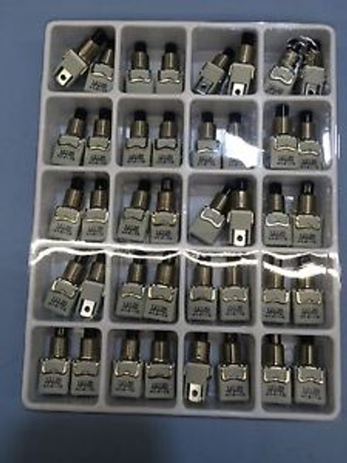 1 Tray Of 50 Apem 13435A Pushbutton Switches Spdt 4A 125V