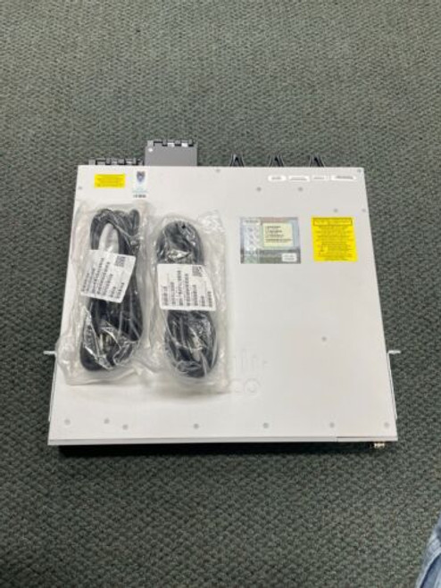 Cisco C9300-48P- 48 Port Gigabit Poe+C9300-Nm-8X Module+2 Power Supplies