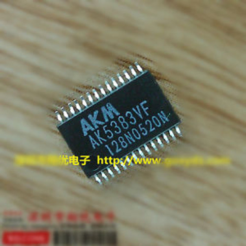 5pcs AK5383, AK5383VF, Enhanced Dual Bit 96KHz 24-Bit ADC, AKM Brand New