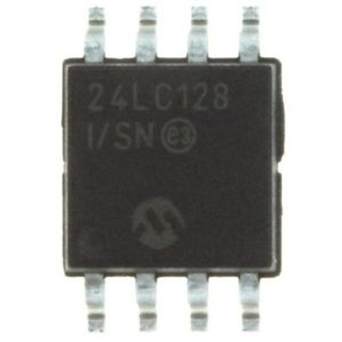 24LC128 Microchip CMOS Serial EEPROM 128KBIT 400KHZ 24LC 128K 100Pcs