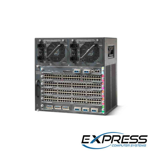 Cisco Ws-C4506-E | 2X X45-Sup7-E |4X X4648-Rj45V+E | Dual 1400W