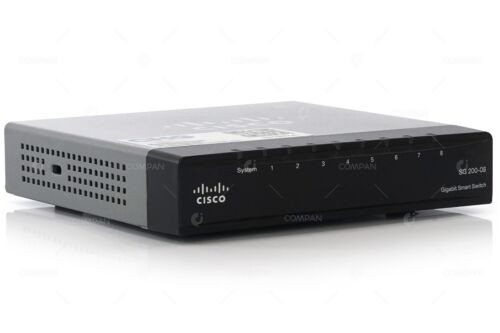 Slm2008T Cisco Sg200-8 8-Port 10/100/1000Mbps Gigabit Smart Switch Switch  -