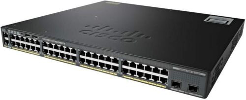 New Cisco Ws-C2960X-48Fpd-L 48 Port Gigabit Poe+ 2 10Gb Sfp+ Ethernet Switch