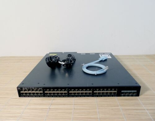 Cisco Ws-C3650-48Fq-S Standalone Optional Stacking 48 10/100/1000 Ethernet 2Xpsu-
