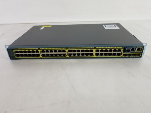 Cisco Catalyst 2960S Ws-C2960S-48Ts-L 48-Port Gigabit Gestionado Ethernet Switch