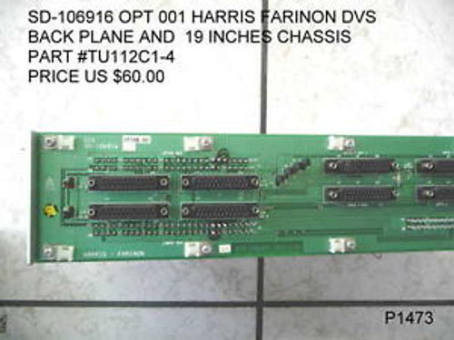 SD-106916 OPT 001 DVS BACK PLANE HARRIS FARINON