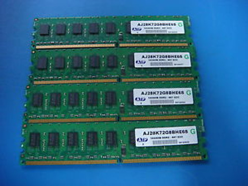 ATP 4GB (4 x 1GB )DDR2 667 ECC DIMM MEMORY DDR2 240-PIN AJ28K72G8BHE6S  R396