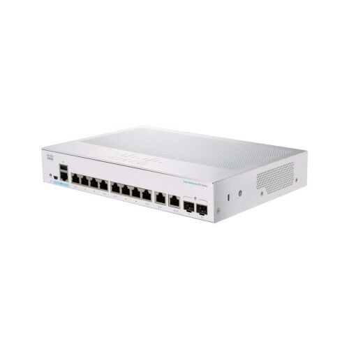 Cisco Business Cbs350-8Fp-E-2G Managed Switch | 8 Port Ge | Full Poe | Ext Ps