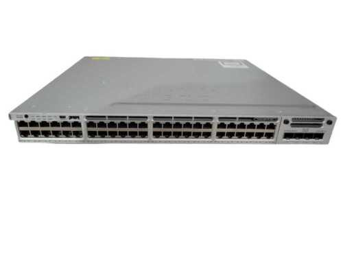 Cisco Ws-C3850-48P-S V05 Gigabit Poe W/C3850-Nm-4-1G 2X Psu !