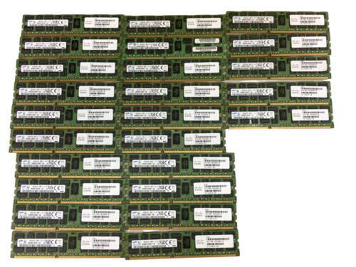 Lot Of 25 Cisco 16Gb 2Rx4 Pc3L-12800R Memory Ucs-Mr-1X162Ry-A