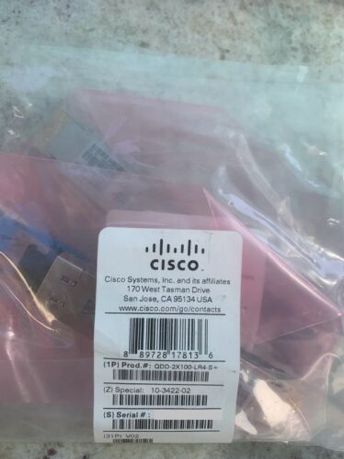 Original Cisco Qdd-2X100-Lr4-S New Sealed W/Hologram. In Stock
