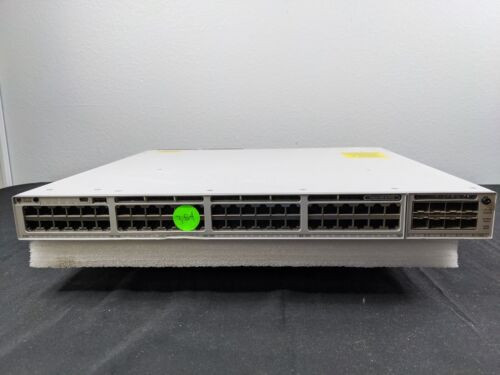 Cisco Catalyst 9300 48-Port Upoe Network Switch C9300-48U-A W/C9300-Nm-8X